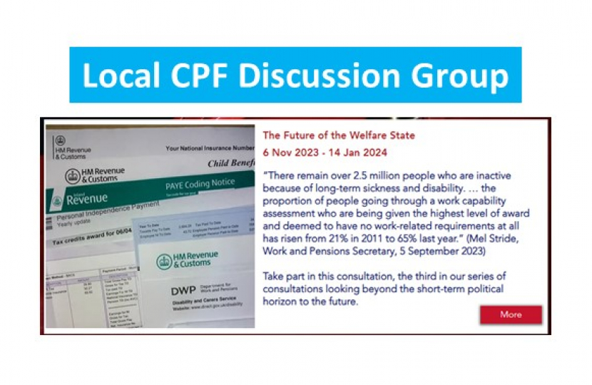 CPF F2F Welfare