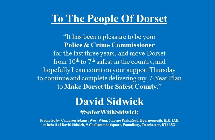 PCC Safer With Sidwick 29Apr24