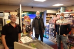 David at Boscombe East Post Office with local councillor Andy Jones